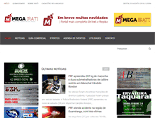 Tablet Screenshot of megairati.com.br